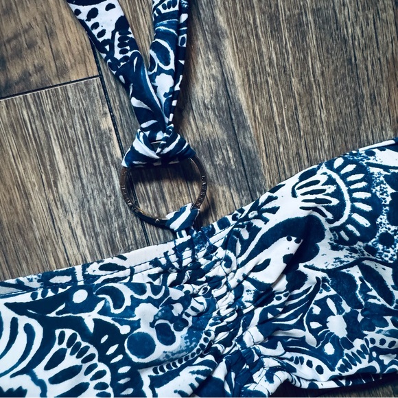 Lauren Ralph Lauren Navy and White Bikini - Picture 4 of 7
